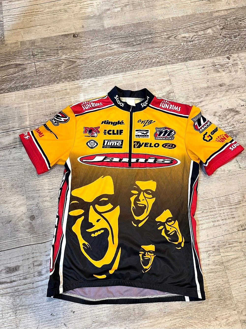 SUGOI Cycling Jersey Yellow & Black M